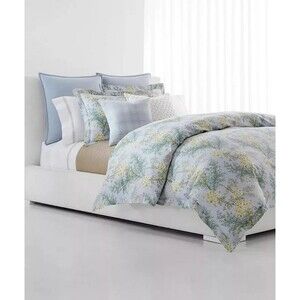 LAUREN RALPH LAUREN Sadie Floral 3-Pc. Comforter Set King $385 Cotton Blue READ